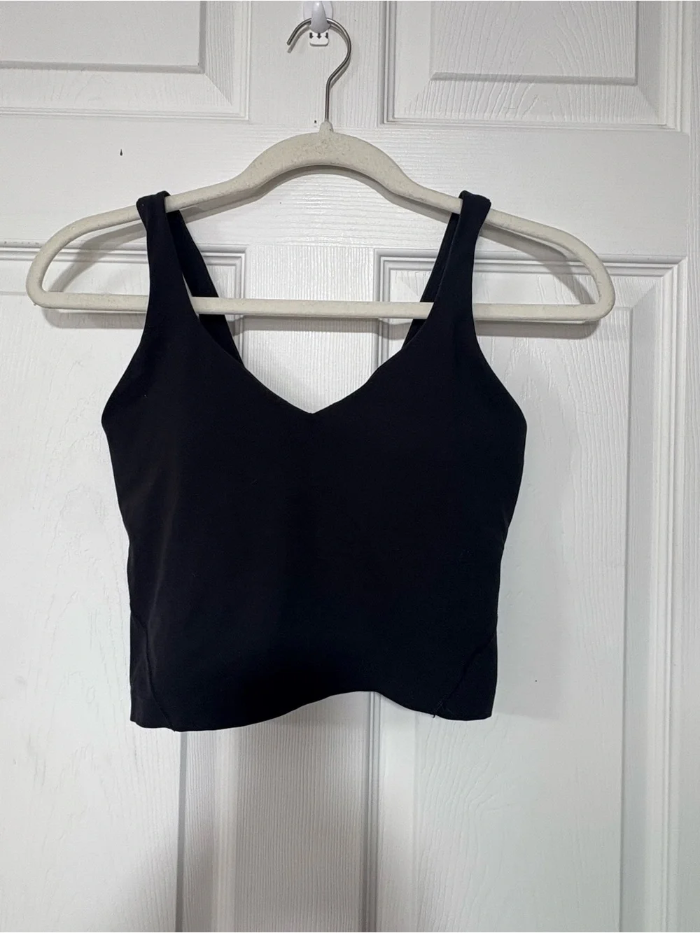 lululemon athletica Black V-Neck Crop Sports Bra
